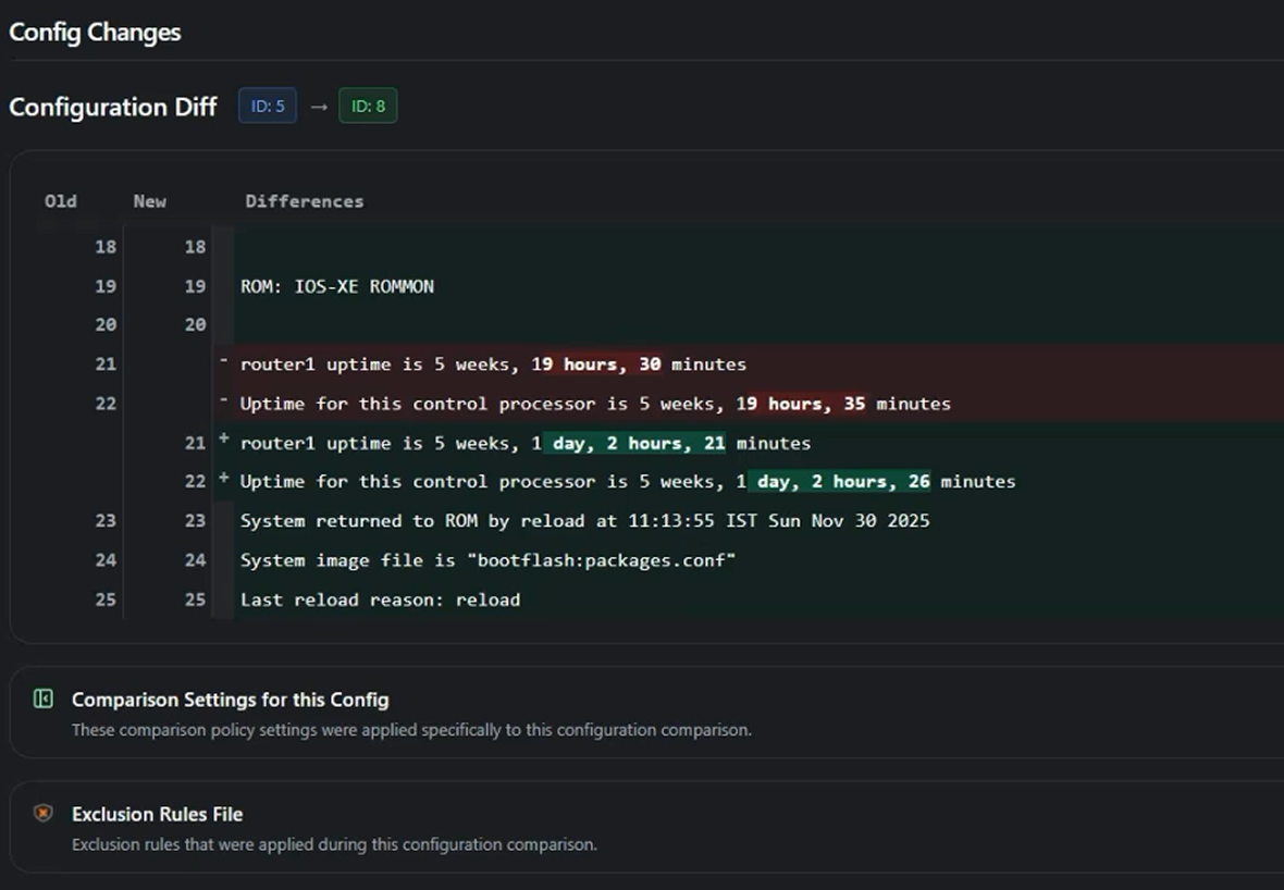 Config Diffs demo poster