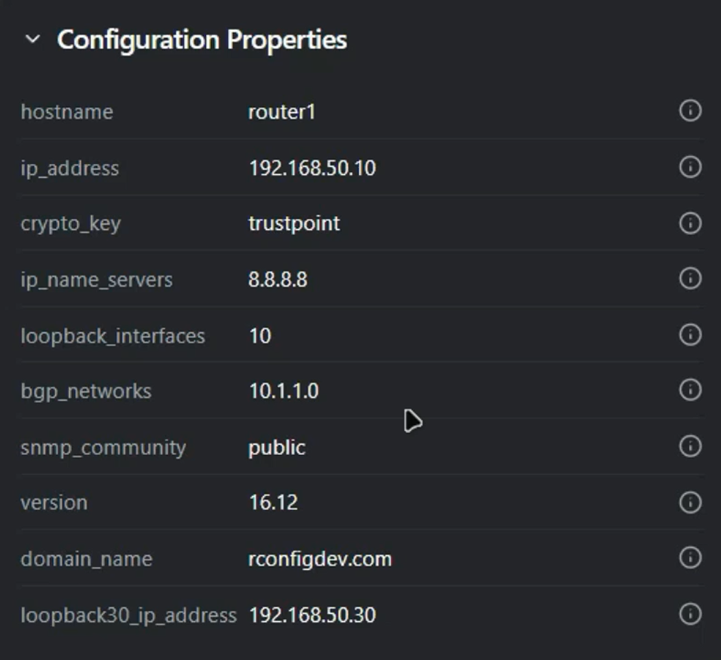 Configuration Properties demo poster